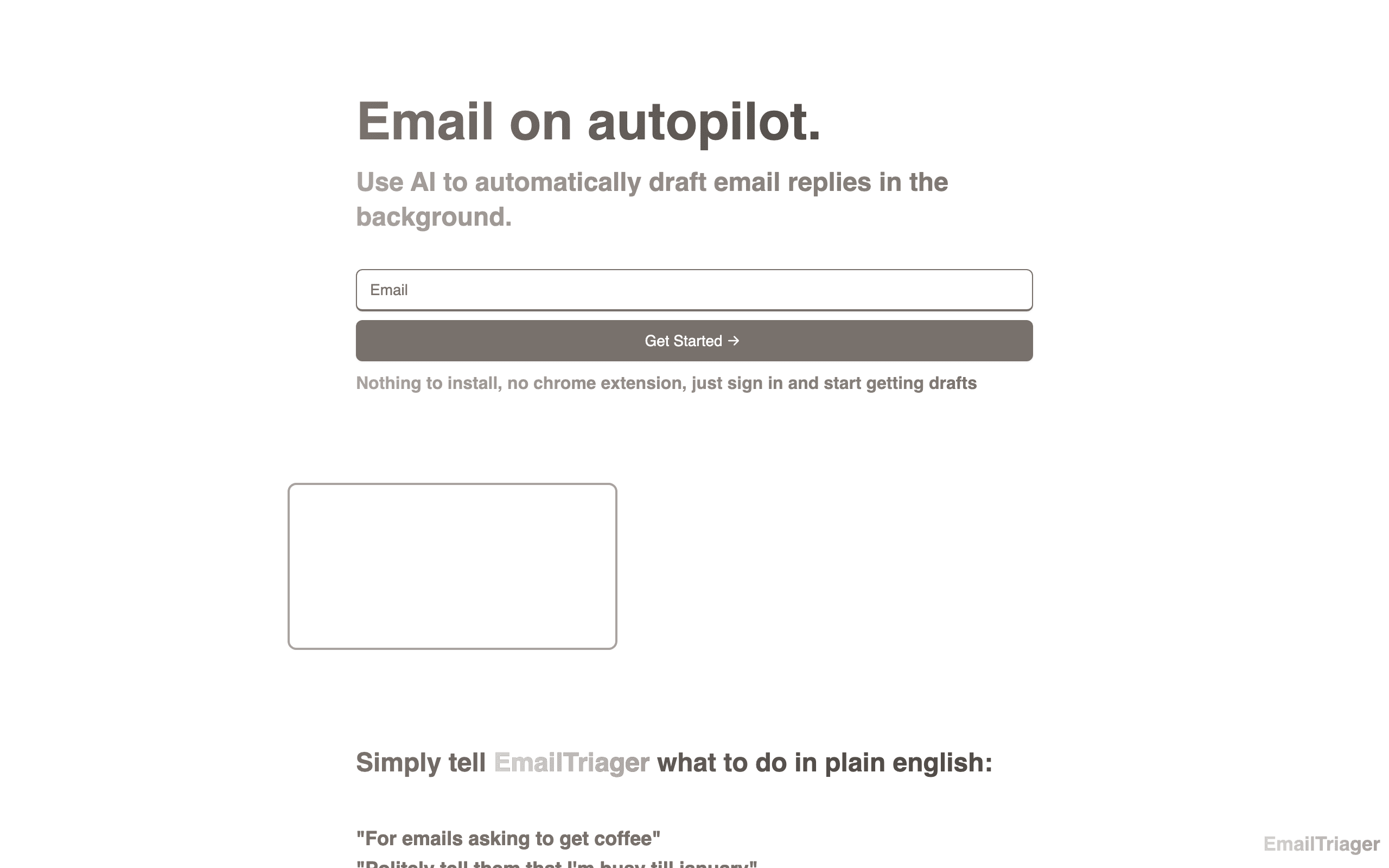 Captura de pantalla de EmailTriager