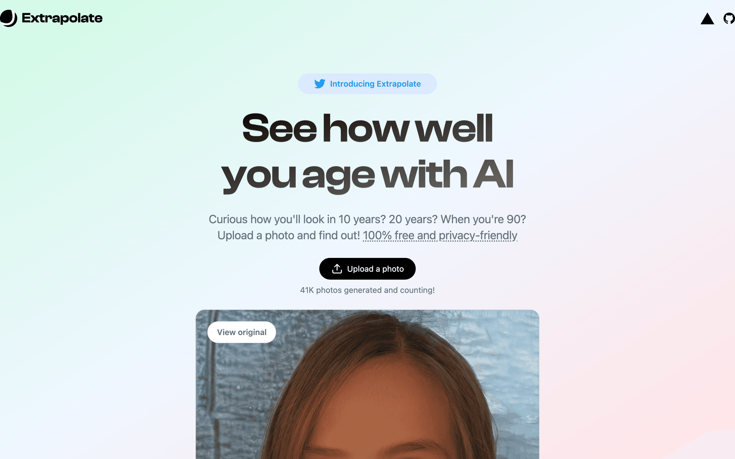 Captura de pantalla de Extrapolate