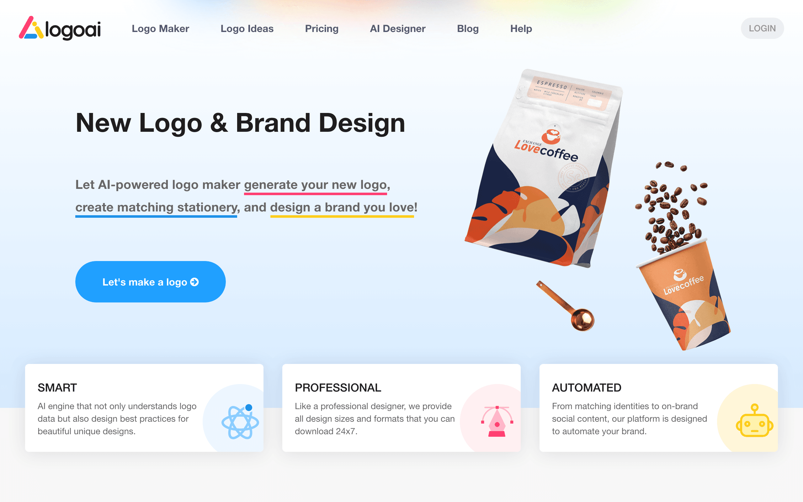 Captura de pantalla de logoai