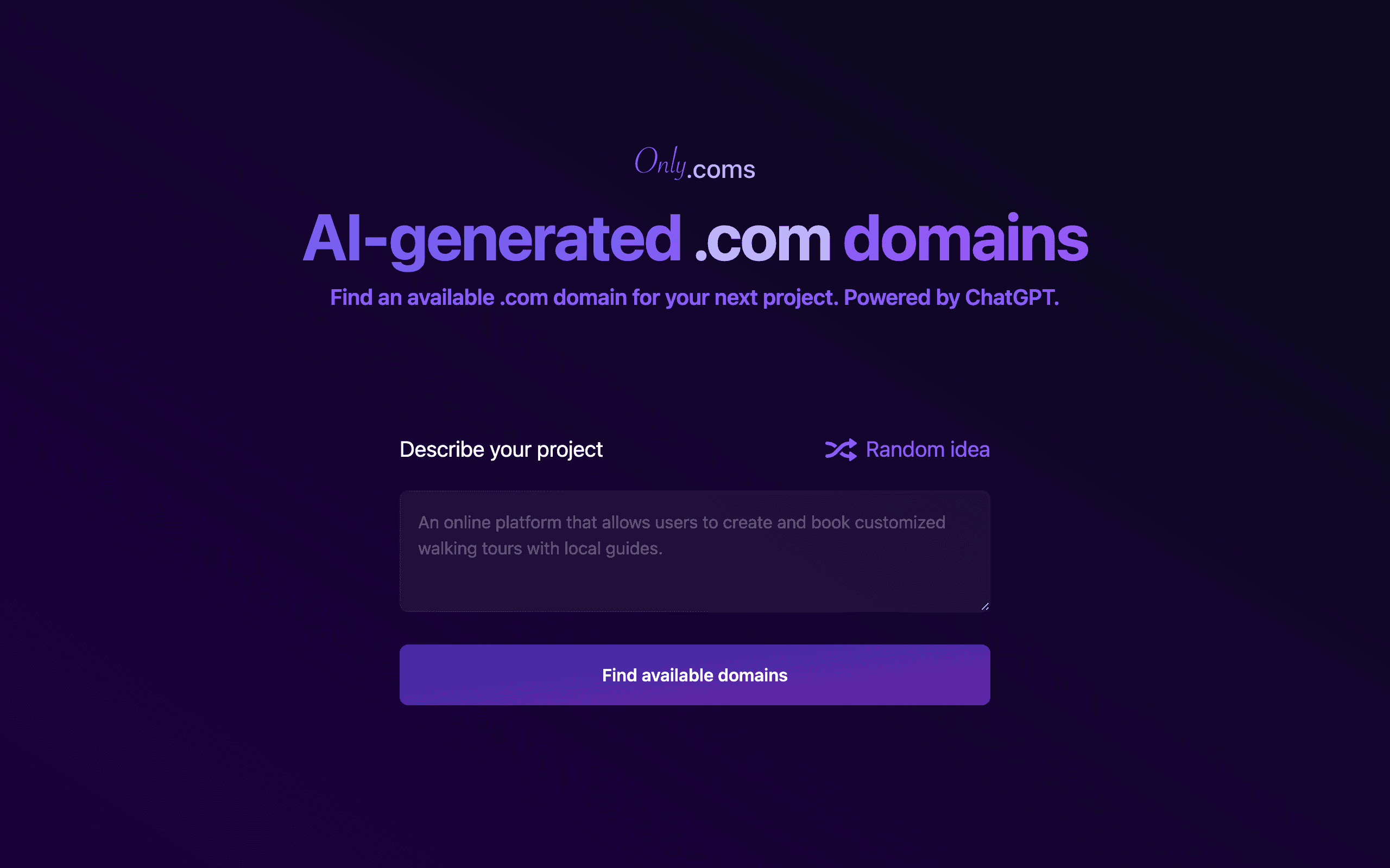 Captura de pantalla de Onlycoms